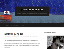 Tablet Screenshot of danieltenner.com